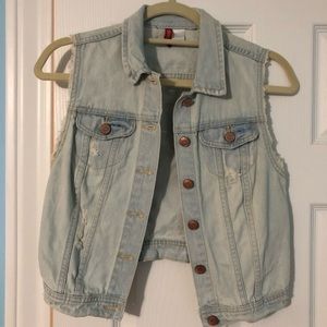 Light wash jean jacket
